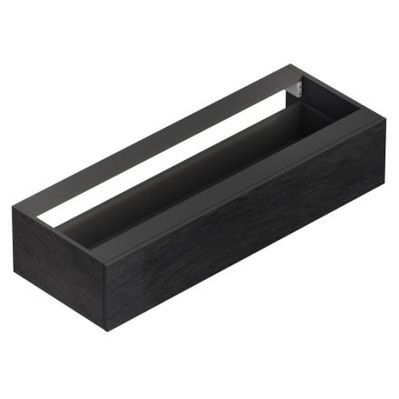 Тумба под раковину Cezares CADRO CADRO-120-1C-SO-NR-BLUM 120х50 подвесная цвет черный