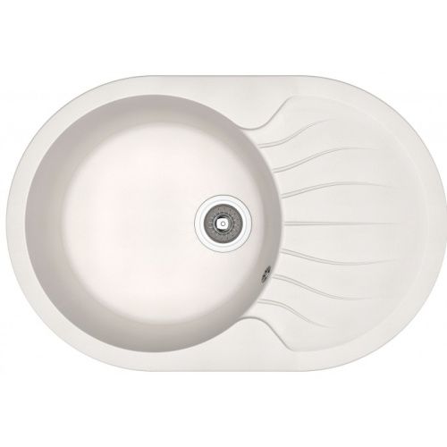 Кухонная мойка Dr.Gans Берта 760 25.040.C0760.401 75х50 цвет белый поверхность матовая