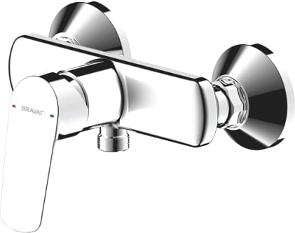 Смеситель Bravat RHEIN F9429564CP-01-ENG настенный хром