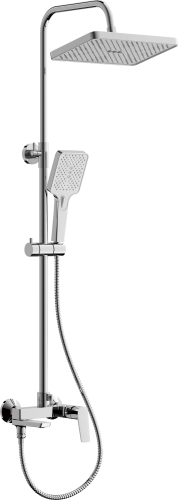 Душевая стойка Belz B715 B24715 настенная цвет хром