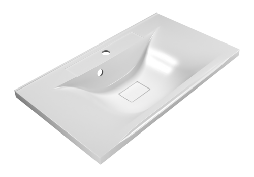 Раковина мебельная из искусственного камня Marko Комфорт 70 5007700 70х50 накладная цвет белый