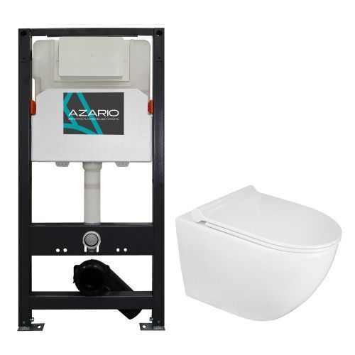 Комплект унитаз с инсталляцией  Azario  AZ-501A+AZ-2196