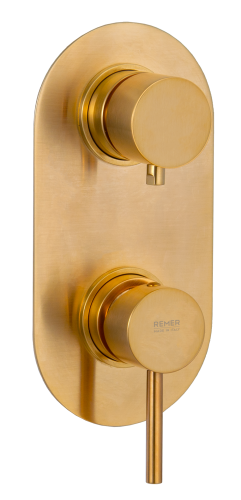 Смеситель для душа Remer X Style X93KBBG встраиваемый в стену золото