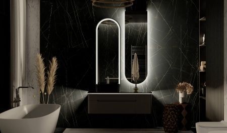 Зеркало с подсветкой Jorno SHINE Shi.02.48/A 150х50 подвесное - фото 2