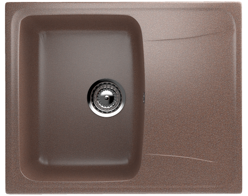 Кухонная мойка Ulgran Classic U-201-307 60х45 цвет коричневый