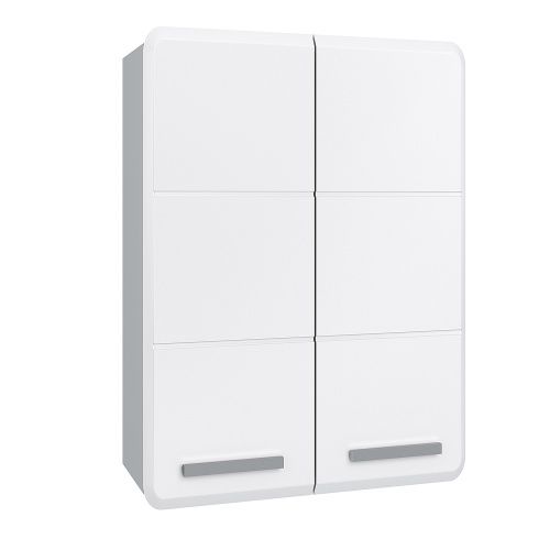 Шкаф RUNO ЭРИКА 00-00001131 60х13х81 подвесной цвет белый