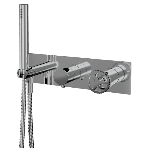 Смеситель для душа Remer Chrono CH97D3 встраиваемый в стену хром
