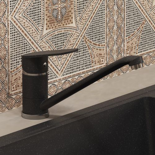 Смеситель для кухни Uperwood ECON UPD-001-04 UPD-E-001-04 на мойку черный