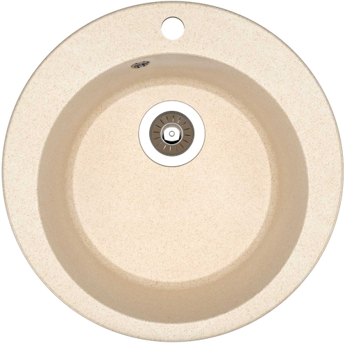 Кухонная мойка Dr.Gans Гала 25.010.B0510.403 50х50 цвет бежевый поверхность матовая
