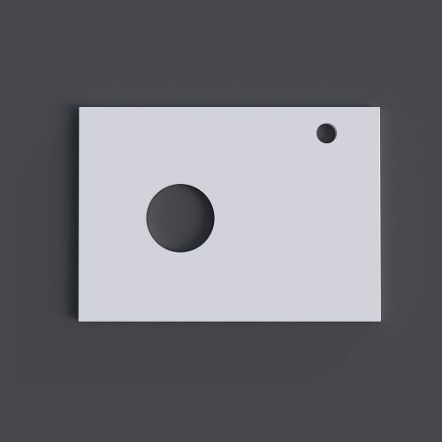 Столешница Grossman Флай 506001 60х40 накладная цвет белый