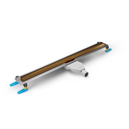 Душевой лоток New Trendy GOLD SHINE OL-0075 100х10 золото