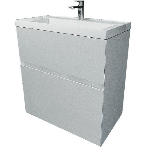 Тумба с раковиной 1MarKa Bumble У90670 60х30 подвесная цвет белый