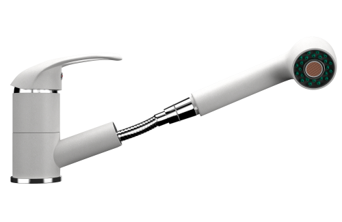 Смеситель для кухни Ulgran Classic U-002-341 на мойку белый