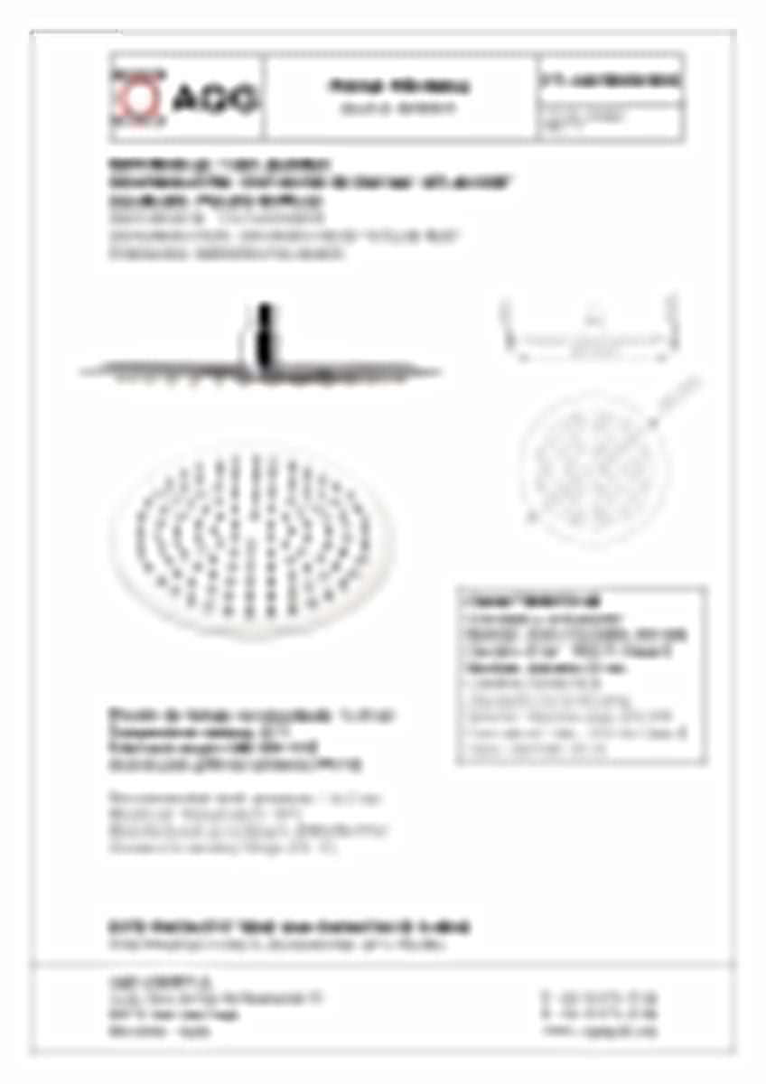Верхний душ AQG 11ATL0220R25 хром - фото 3
