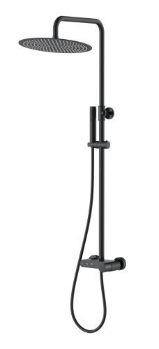 Душевая стойка Boheme Stick 128-BB.2 настенная цвет черный