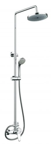 Душевая стойка Bravat Eco F9111147C-A-RUS настенная цвет хром