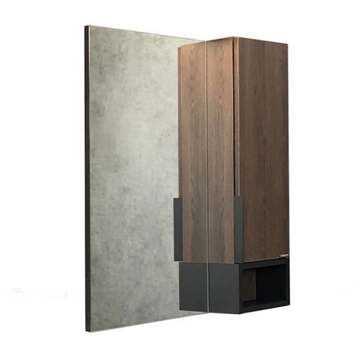 Зеркало-шкаф Comforty Франкфурт 00004151044CF 70х80 подвесной цвет коричневый