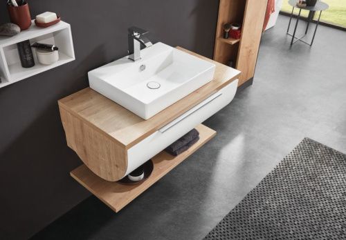 Раковина керамическая Puris Rounds WTA42551 60х40 накладная цвет белый 1 отверстие под смеситель