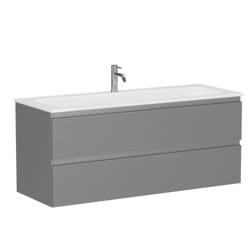 Тумба под раковину Sancos FOLK FL120ES 120х40 подвесная цвет серый