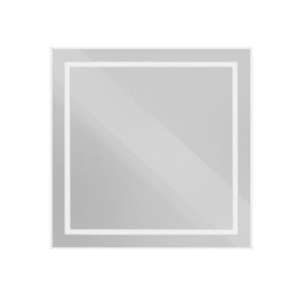 Зеркало с подсветкой BelBagno Kraft SPC-KRAFT-800-800-SENS-AL 80х80 подвесное