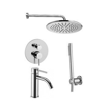 Душевая система Paffoni Light KITLIG018CR071 встраиваемая в стену