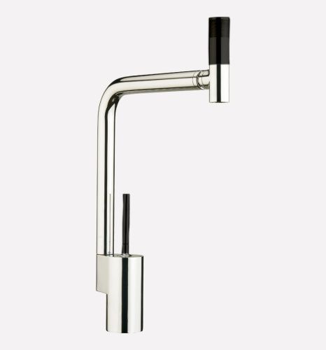 Смеситель для кухни Webert Kitchen 360° TS920302779 на мойку черный/хром