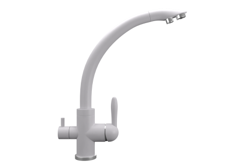 Смеситель для кухни Ulgran Quartz UQ-022-04 на мойку серый