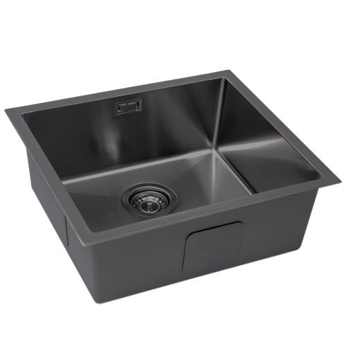 Кухонная мойка Grandex Aqua PROLINE 55 3002063 55х45 цвет серый поверхность матовая