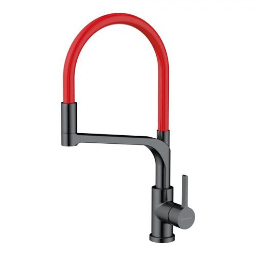 Смеситель для кухни Omoikiri Sinto 2 Plus 4994467 на мойку вороненая сталь