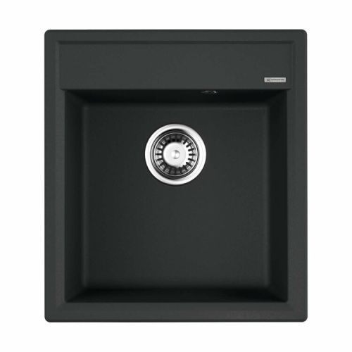 Кухонная мойка Omoikiri Daisen 4993614 45х50 цвет черный поверхность матовая