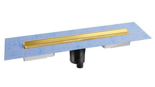 Душевой лоток Berges B1 Keramik 092020 100х10 золото