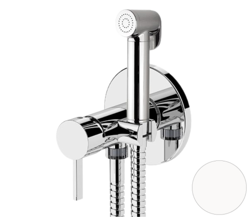 Гигиенический душ со смесителем Remer MC65WBO белый