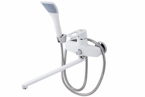 Смеситель для ванны и душа FAUZT FZs-W24 настенный белый