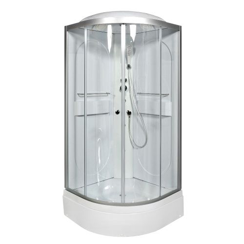 Душевая кабина AvaCan L510GM 100х100 четверть круга с крышей ориентация универсальная