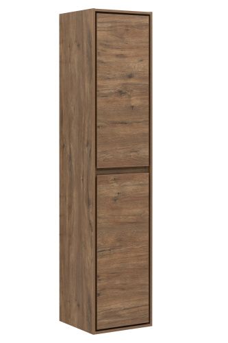 Шкаф-пенал Aquanet Милан 00336388 40х160 подвесной цвет коричневый