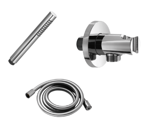 Душевой гарнитур Almar  E166030.CR настенный хром