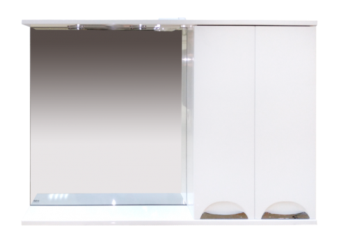 Зеркало-шкаф Misty Куба П-Куб-01120-011П 120х80 подвесной цвет белый
