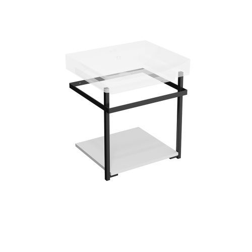 Консоль под раковину Kerama Marazzi PRO PRO.50.02\BLK.M 50х40 подвесная цвет черный