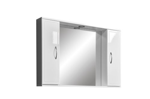 Зеркало-шкаф Stella Polar Концепт SP-00000135 100х70 подвесной цвет белый