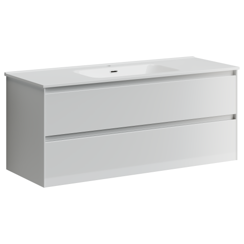 Тумба под раковину Sancos Cento CN120-1W 120х50 подвесная цвет белый