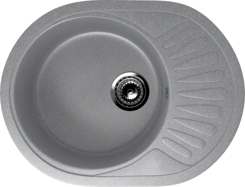 Кухонная мойка Ulgran Classic U-107m-342 55х45 цвет серый