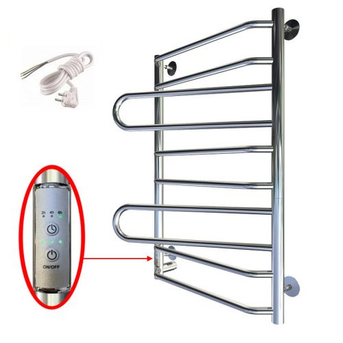 Полотенцесушитель электрический Тругор Пэк Пэксп18/8050лев32 55х80 хром