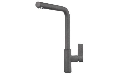 Смеситель для кухни Granula 2502, ГРАФИТ на мойку серый