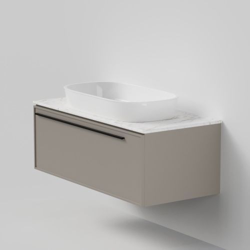 Тумба со столешницей La Fenice ELBA NFNC-01-ELB-C-100-3-GG 100х50 подвесная цвет бежевый