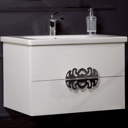 Тумба под раковину Armadi Art NeoArt 830-080-WH 80х40 подвесная цвет белый