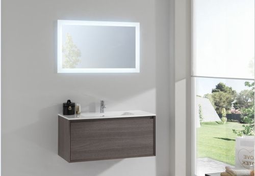 Тумба под раковину IBX Luxor T451002C/PINOJACKSON 100х50 подвесная цвет коричневый