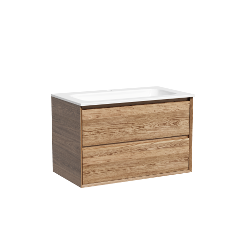 Тумба под раковину Sancos Marmi 2.0 MR2.080ECH 80х40 подвесная цвет коричневый