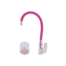 Смеситель для кухни RavSlezak AMUR AM719.5/11R на мойку розовый