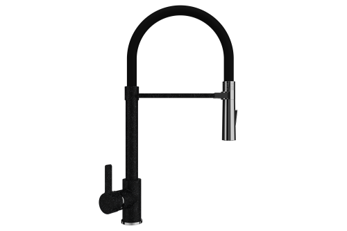 Смеситель для кухни Ulgran Classic U-024-308 на мойку черный