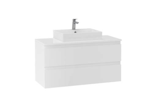 Тумба с раковиной Creavit Alinda AD0100.20 + NX242 100х40